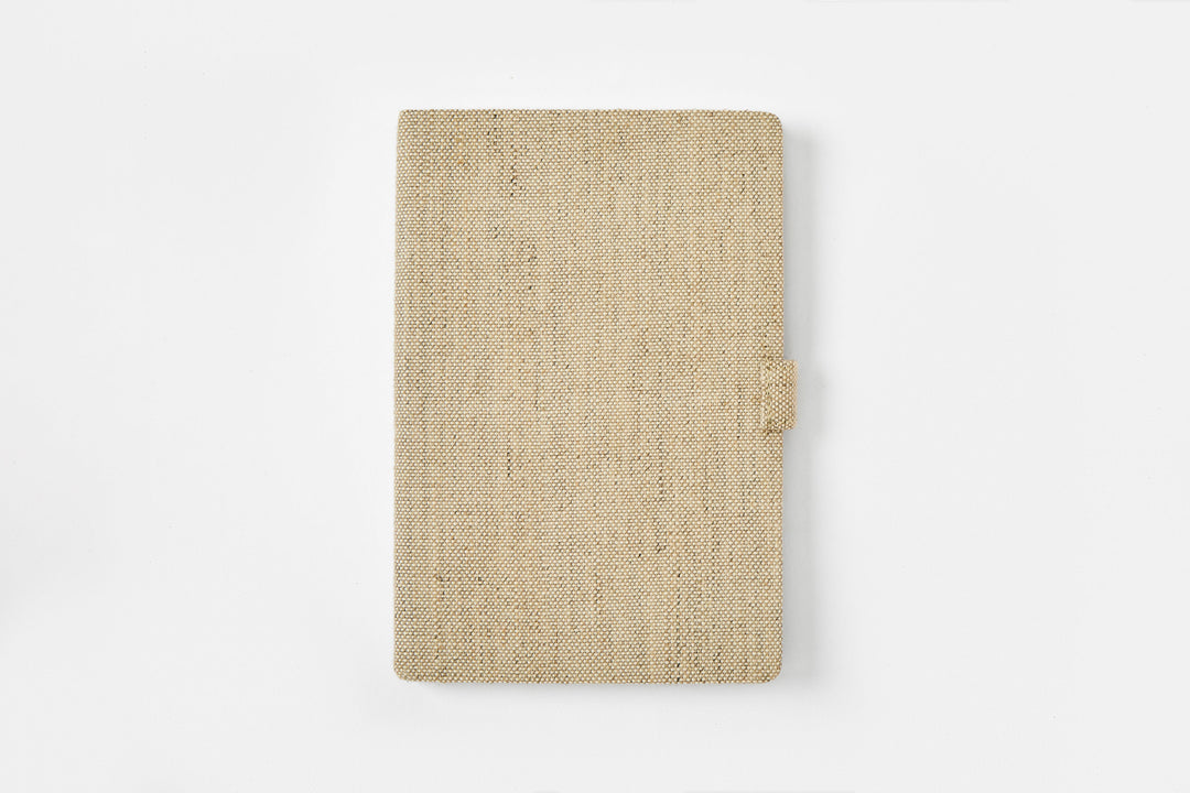 The Label GAIA Hemp A5 Notebook Diary with Button Flap Closure