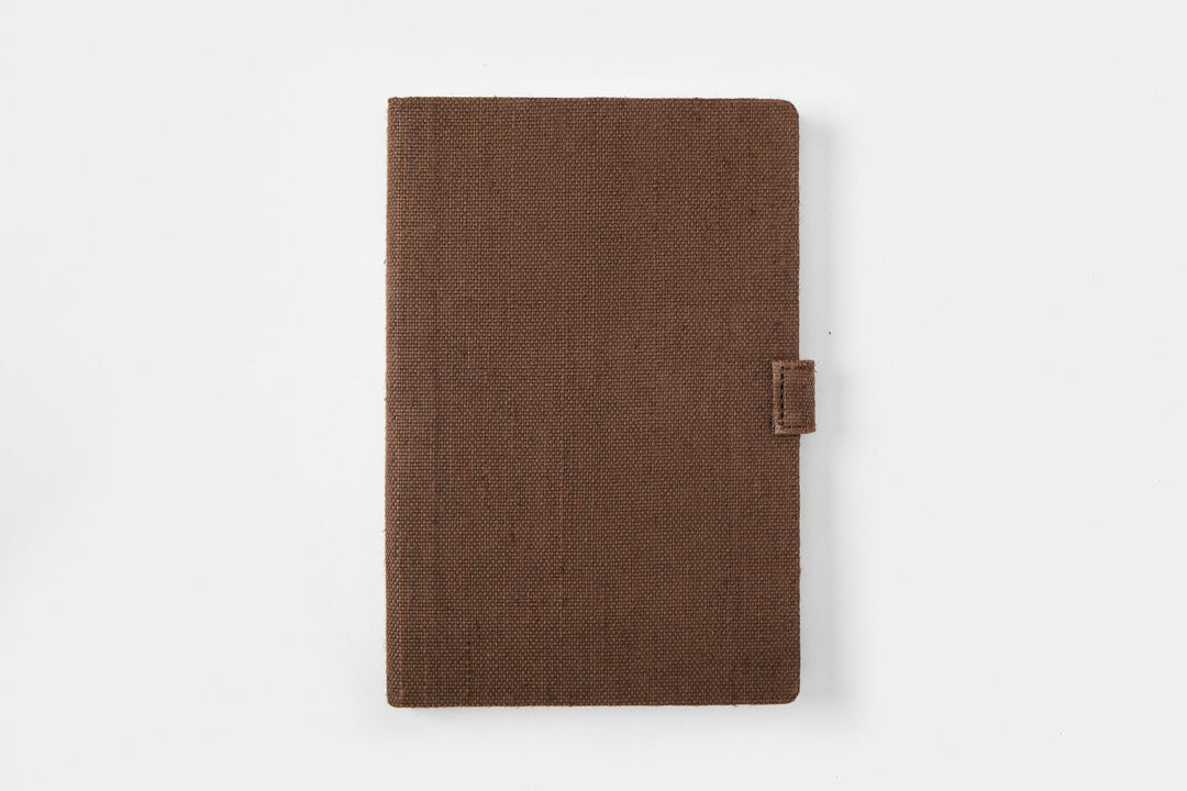The Label GAIA Hemp A5 Notebook Diary with Button Flap Closure