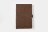 The Label GAIA Hemp A5 Notebook Diary with Button Flap Closure