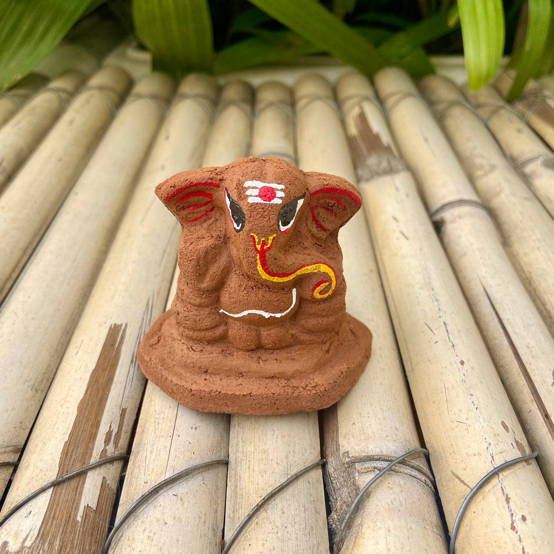 Sow and Grow Plantable Seed Ganesha 6.5 cm with Marigold Seeds