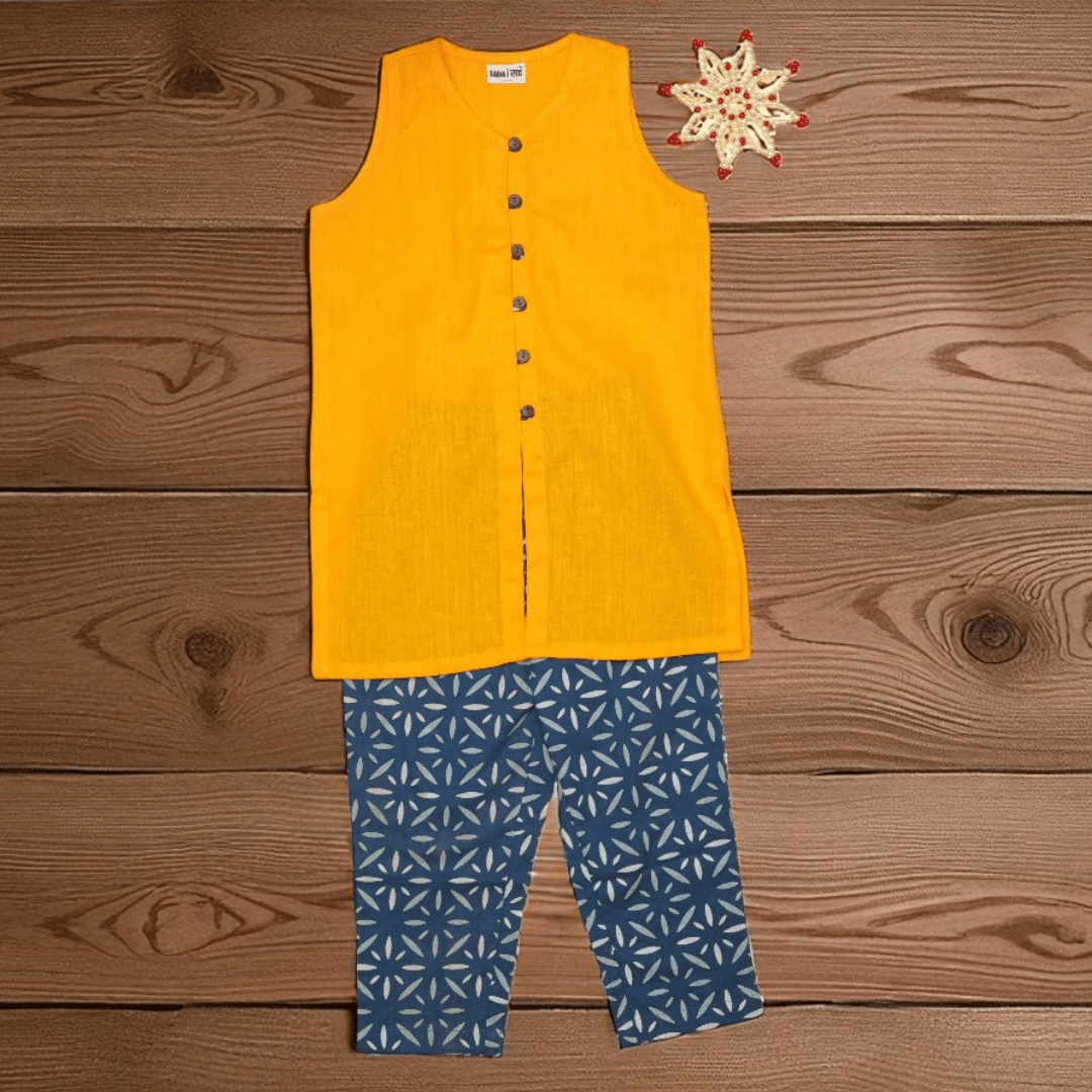Genda Phool Girl - Kurta Pant Set for girls - Suspire