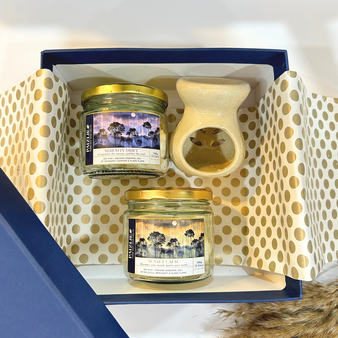 Paizlie Sunset Calm & Serenity Drift Wax Melts Gift Box | Aromatherapy | Set of 2