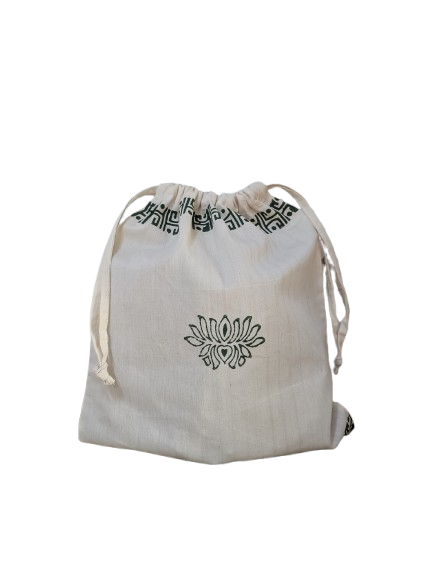 Geosmin Tambula Block Printed Bag (pack of 6)