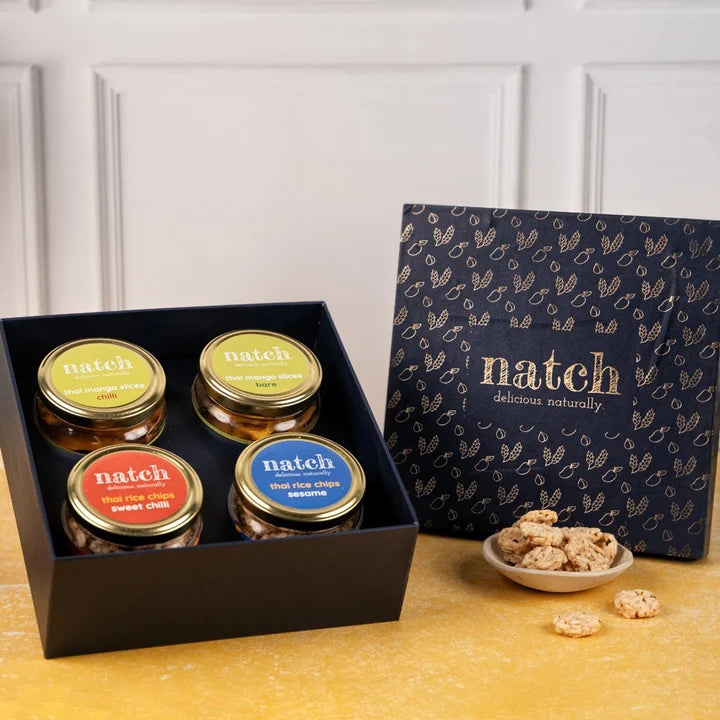 Natch thai signature glass jar box