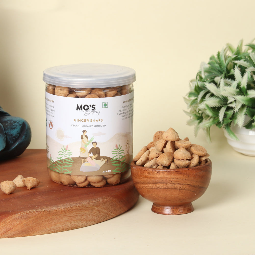 Mo's Bakery Ginger Snaps vegan 100% natural & preservatives free
