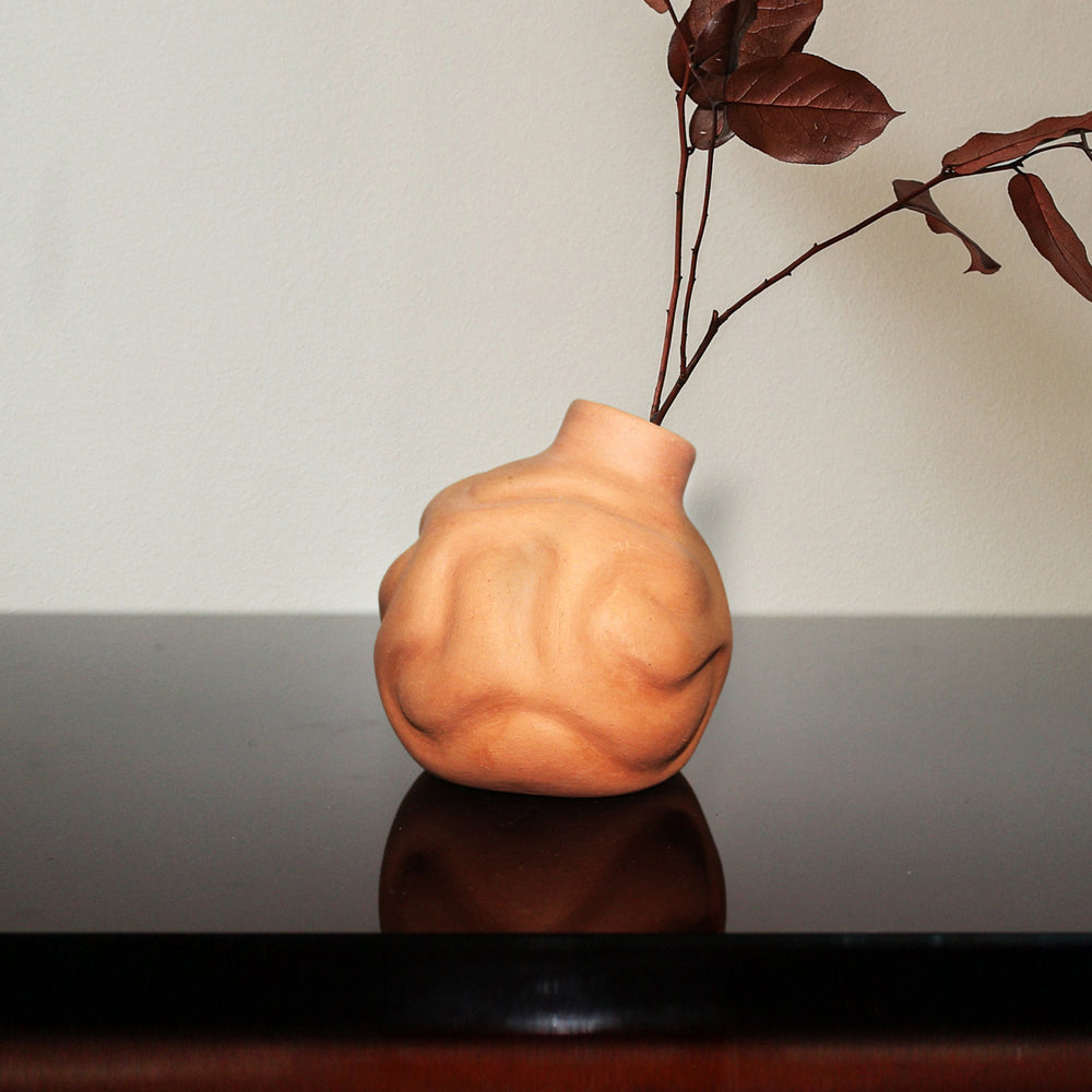 GLO SMALL ORGANIC PROFILED TILTED Flower Vase