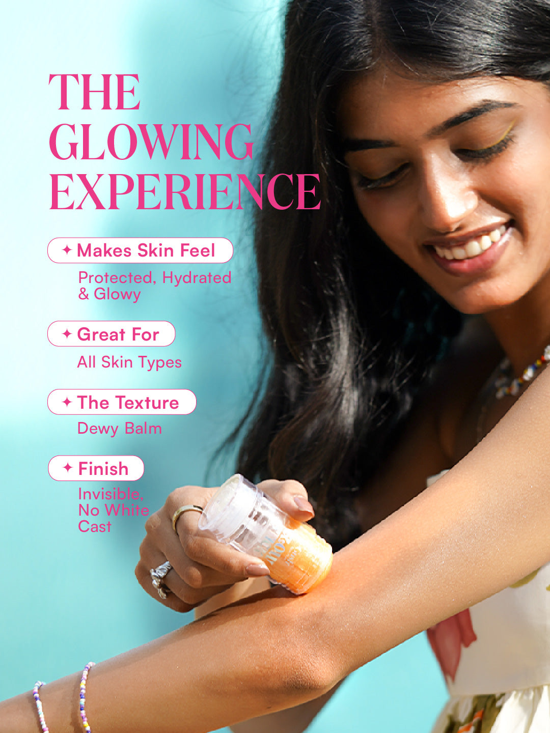 Gush Beauty Glow Stick SPF50 PA++++ UVA+ UVB Glowy Highlighter Sunscreen Stick | 30 g