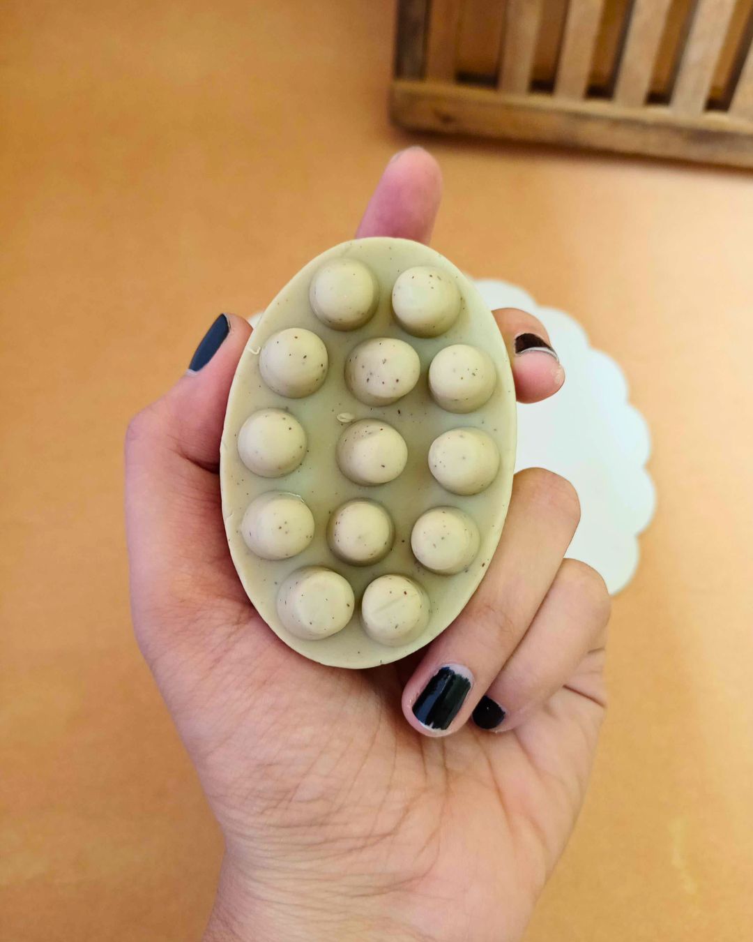 Sobek Naturals Shea Butter Coffee Scrub Soap Bar- 100 gm