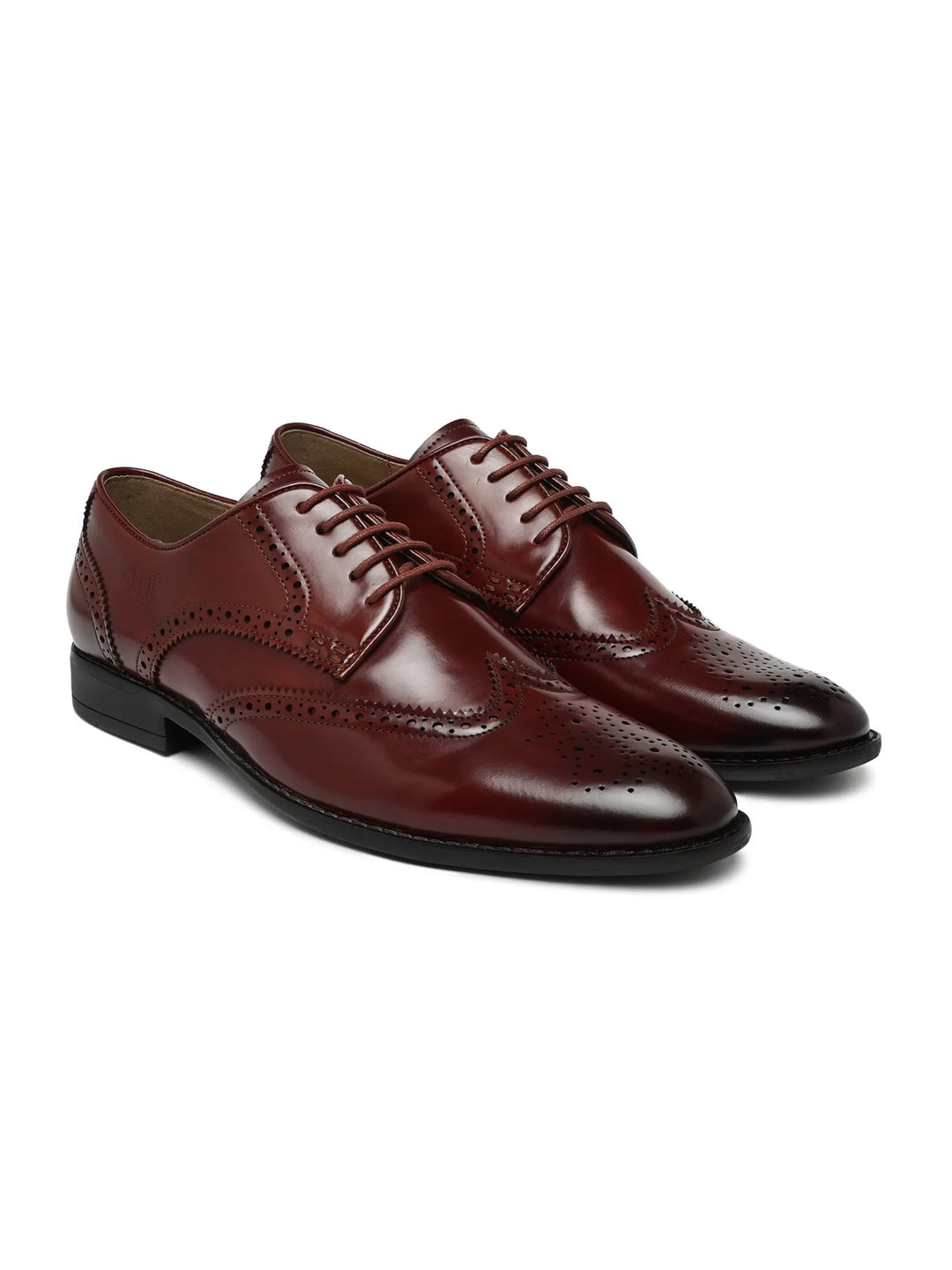 Winger Tan  Wingtip Brogue Derby Shoes