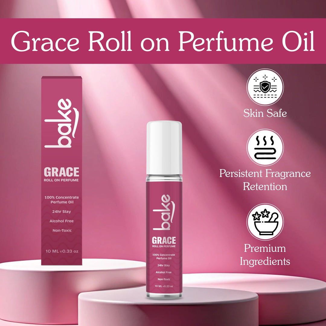 Grace 100% Concentrated Perfume Oil Roll on Fragrance For Men & Women - White Oud (10ml) - Suspire