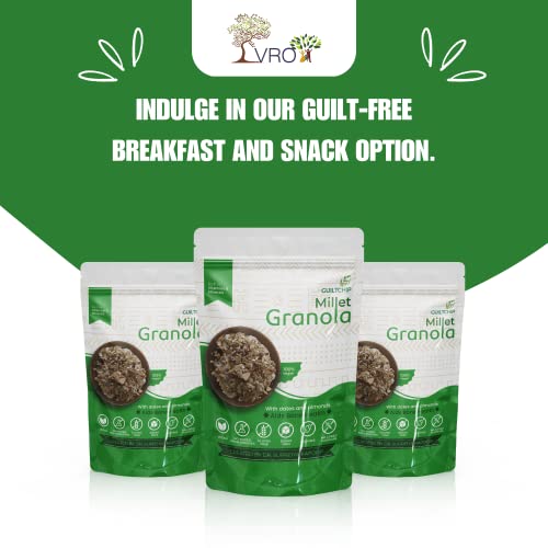 GUILTCHIP Millet Granola With Dates & Almonds - 190 gm