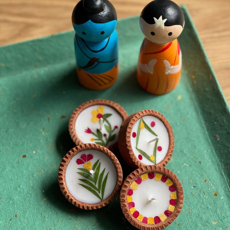 Diyas - small set of 4