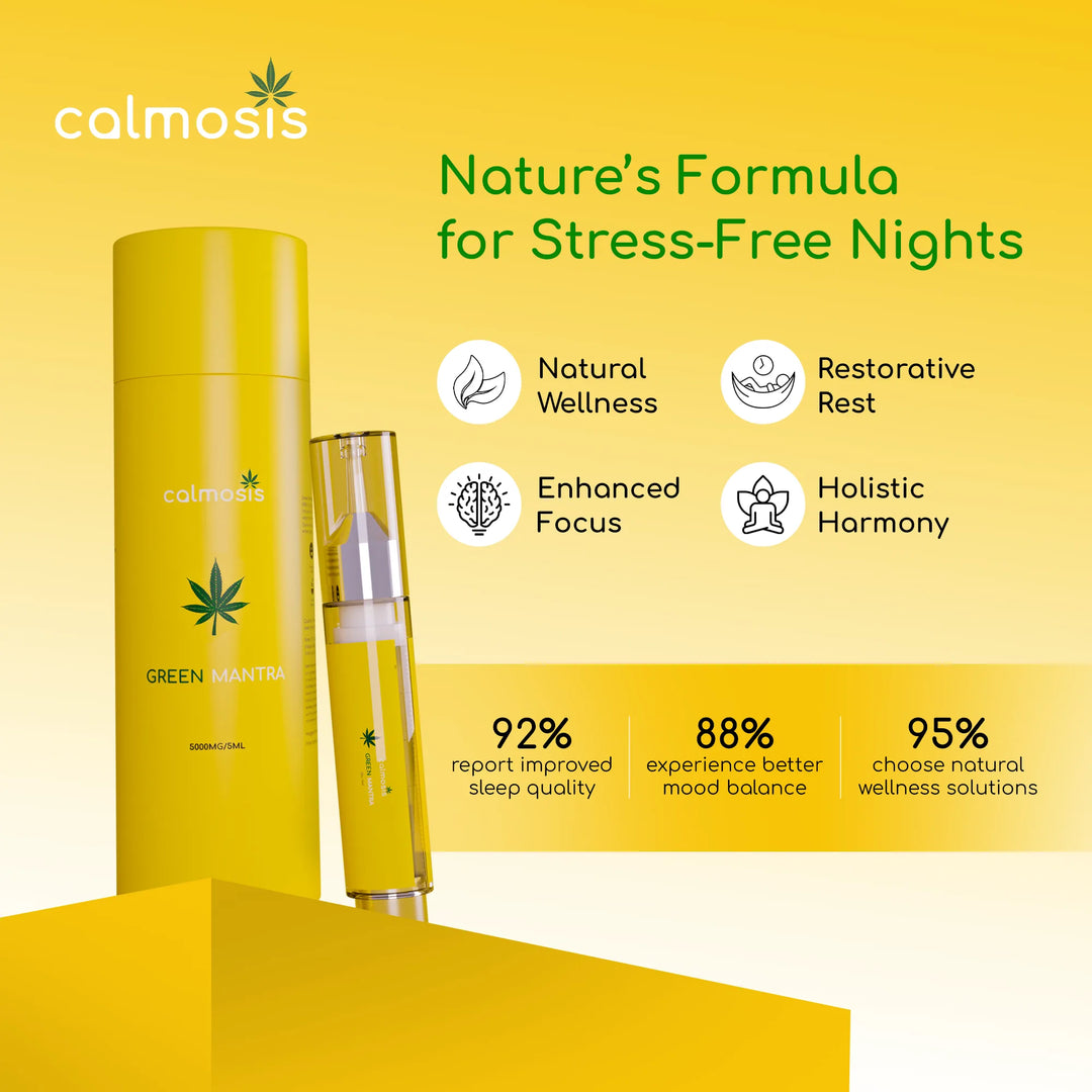 Calmosis Green Mantra — Natural Cannabis Oil for Stress Relief