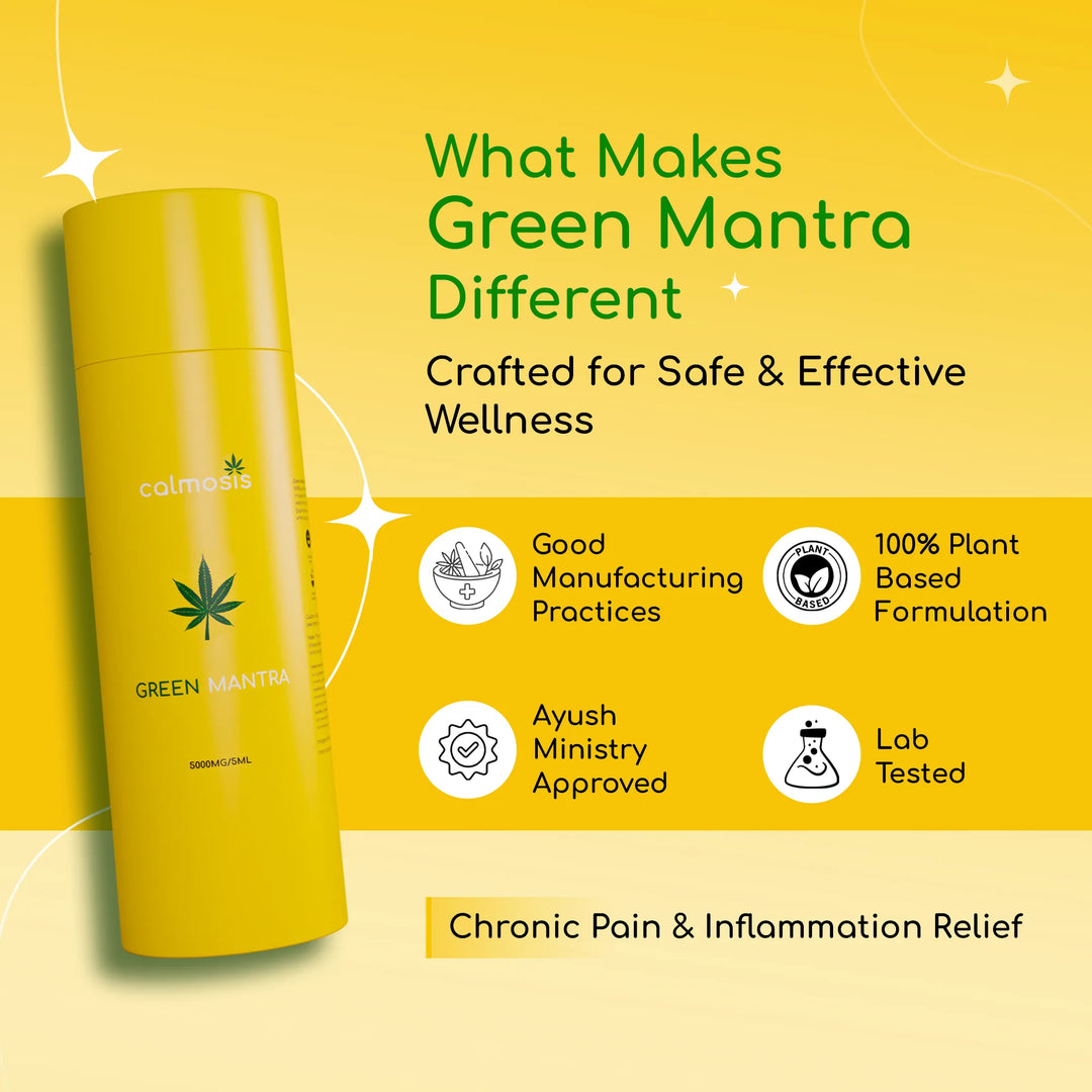 Calmosis Green Mantra — Natural Cannabis Oil for Stress Relief