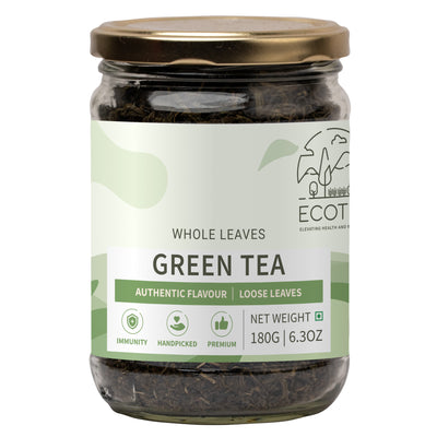 Ecotyl Green Tea Leaves From Darjeeling | Handpicked | 180g