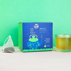 The Tea Shelf Green Tea - 15 Pyramid Teabag