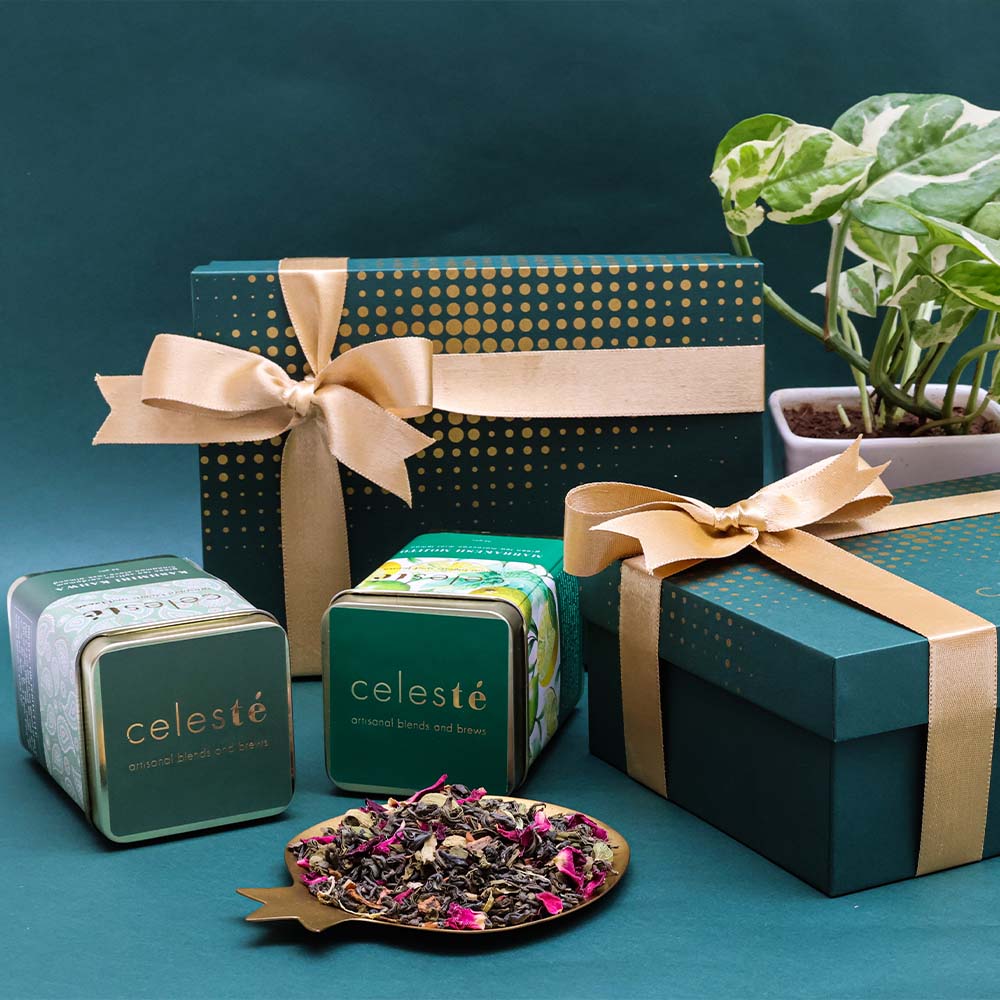 Celesté Artisanal Tea Gift Box - Set of 2