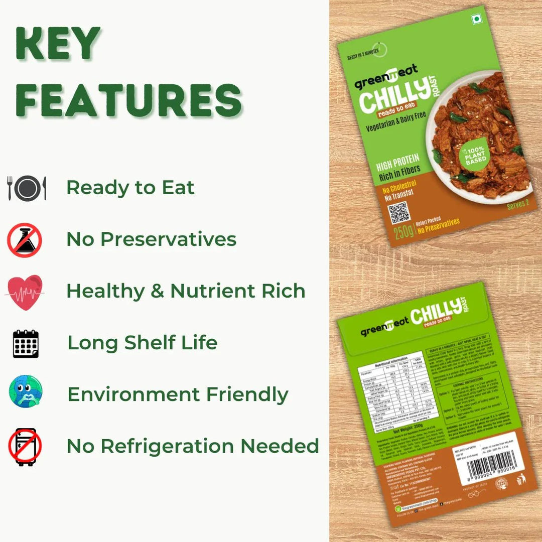 Greenmeat Chilly Roast–Ready to Eat - Suspire