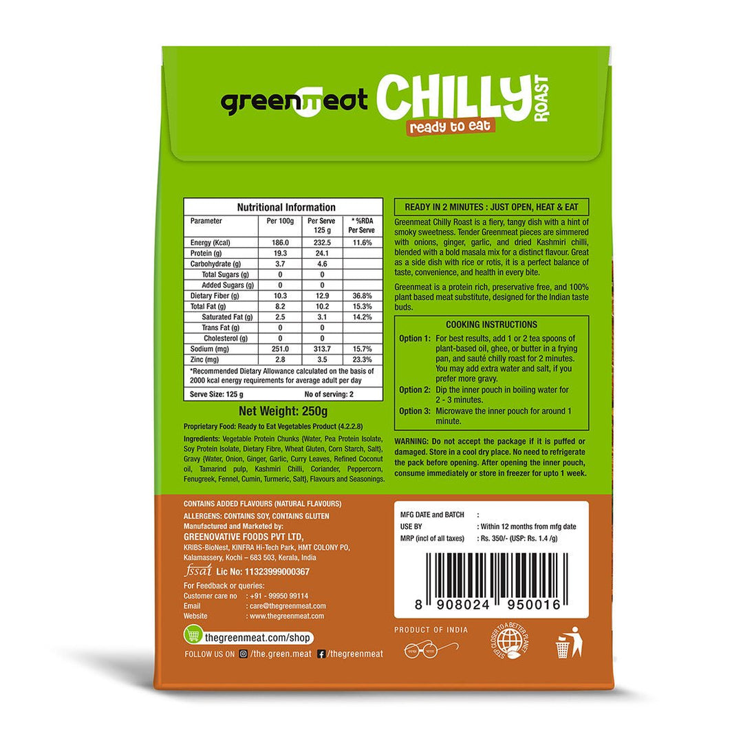 Greenmeat Chilly Roast–Ready to Eat - Suspire