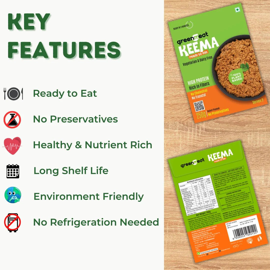 Greenmeat Keema – Ready to Eat - Suspire