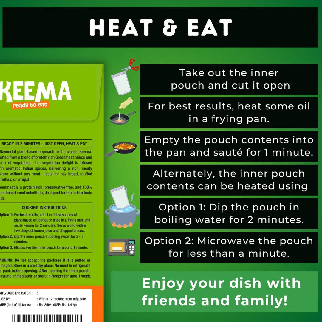 Greenmeat Keema – Ready to Eat - Suspire