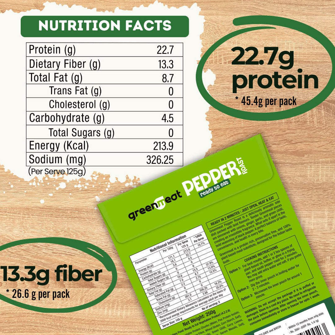 Greenmeat Pepper Roast–Ready to Eat - Suspire