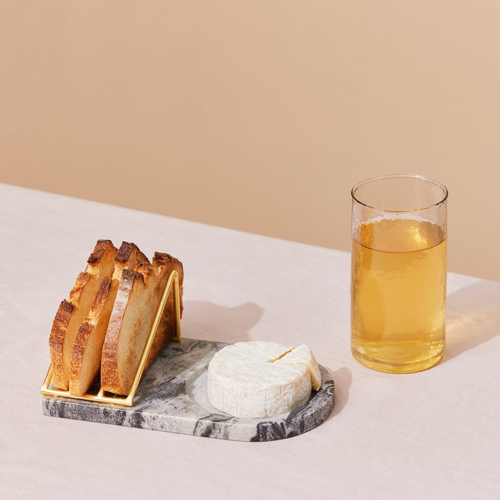Muun Home Grey marble Breakfast Tray