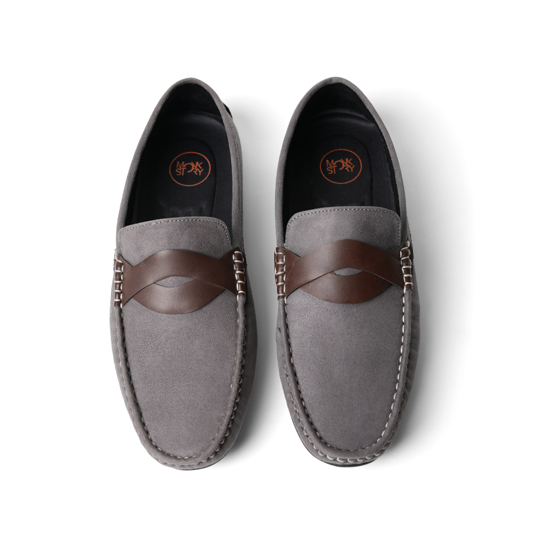 Monkstory Stilo driving shoes - grey