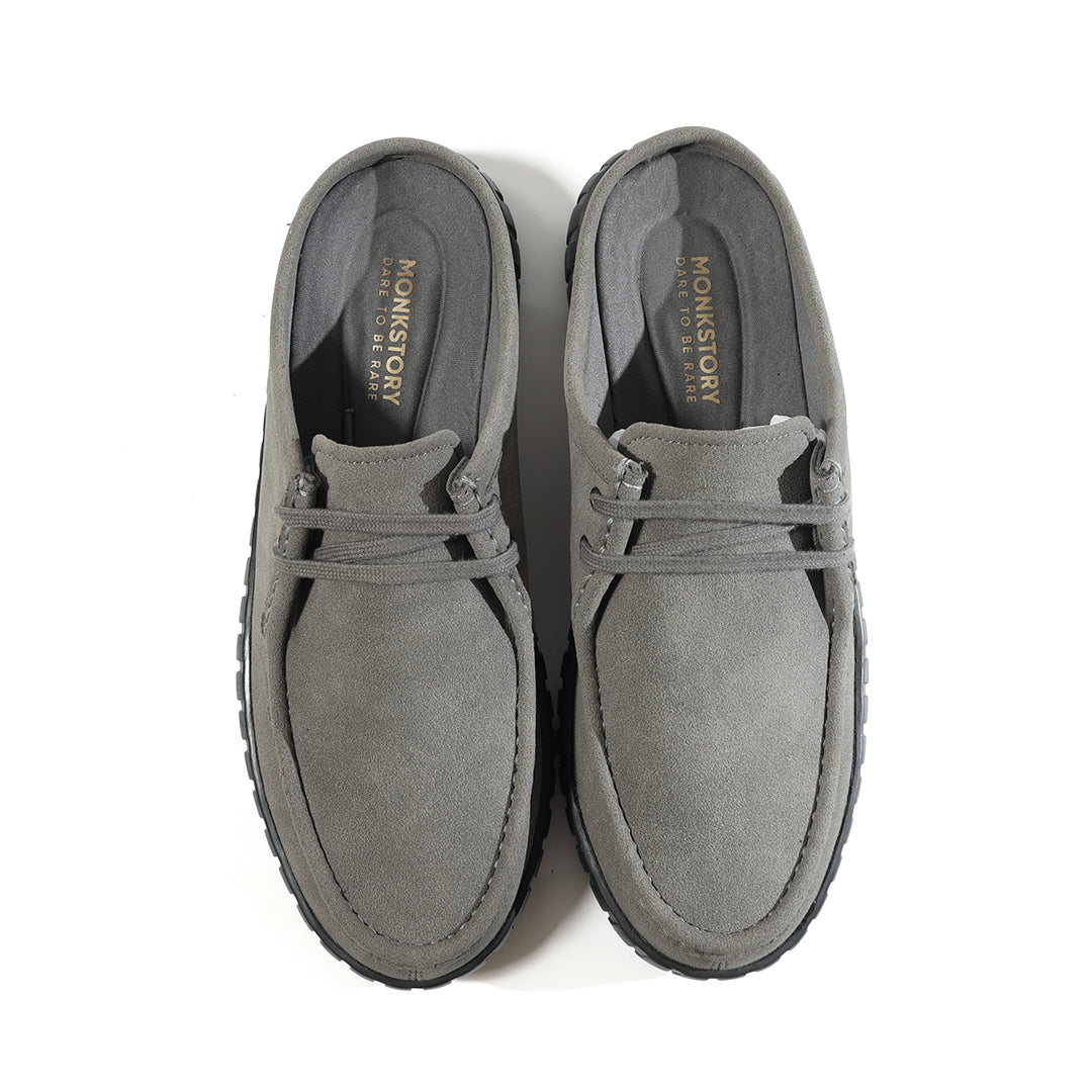 Monkstory Escape Creeper Sneaker Mules – Grey