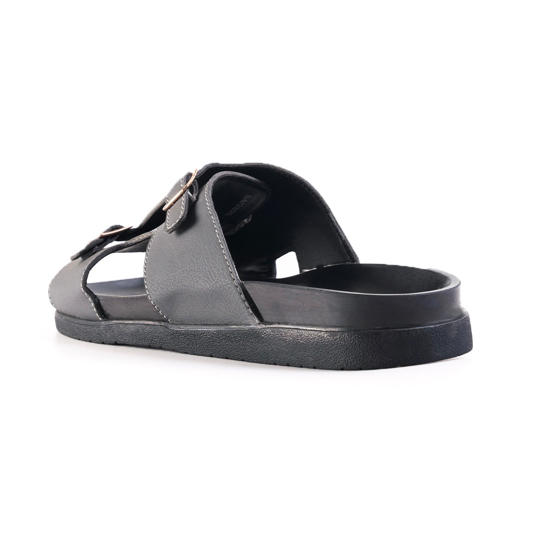 Monkstory Double Monk Footbed Sandals - Grey
