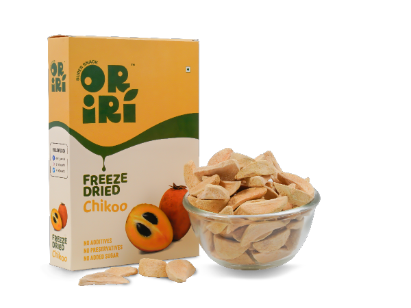 Freeze Dried Chikoo, 30 gm