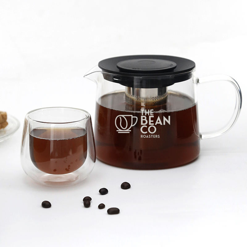 The Bean Co Roasters Cold Brew Coffee Maker | 1 Litre | Heat-resistant borosilicate glass | Stylish design