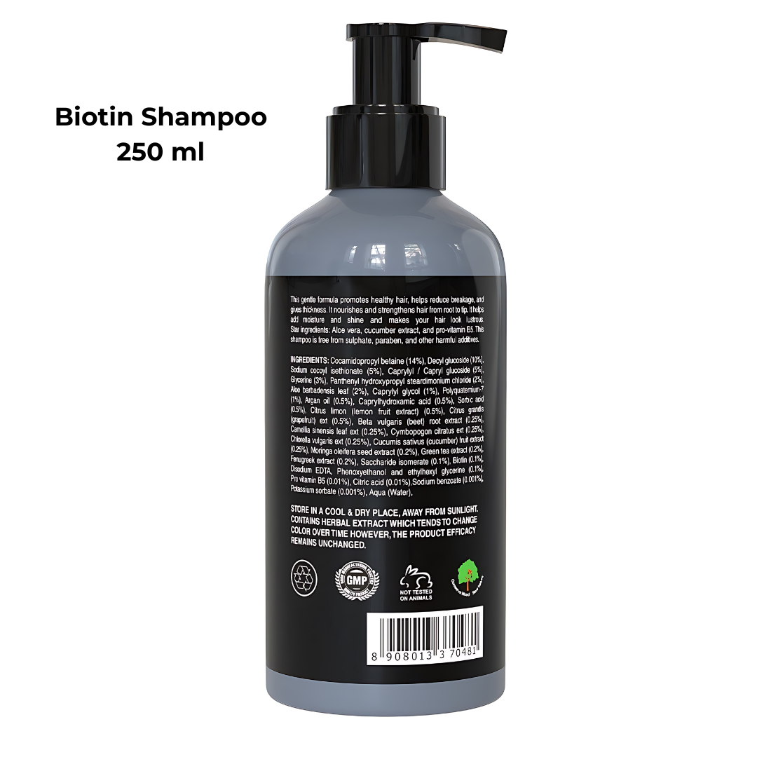Combo of Biotin Shampoo and Conditioner - Supports Healthy Hair Growth and Strength