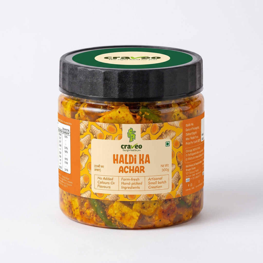 Craveo Haldi Ka Achar ( Turmeric Pickle )