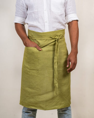 Half Apron in 100% Hemp