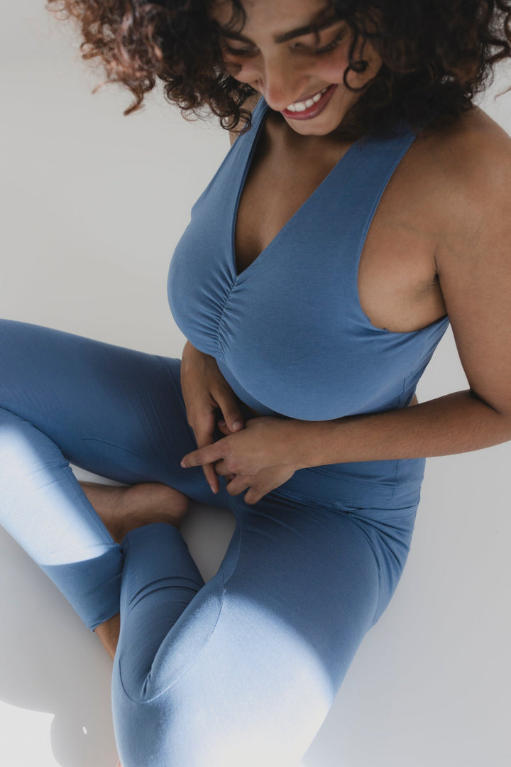 Hannah Organic Cotton Modal Padded Tank - Suspire