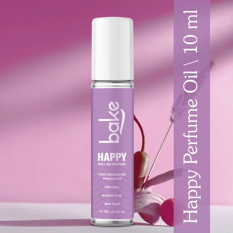 Happy 100% Concentrated Perfume Oil Roll on Fragrance  For Men & Women - Black Currant(10ml) - Suspire