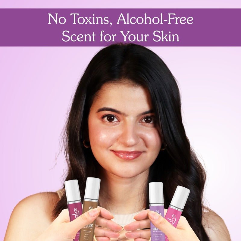 Happy 100% Concentrated Perfume Oil Roll on Fragrance  For Men & Women - Black Currant(10ml) - Suspire