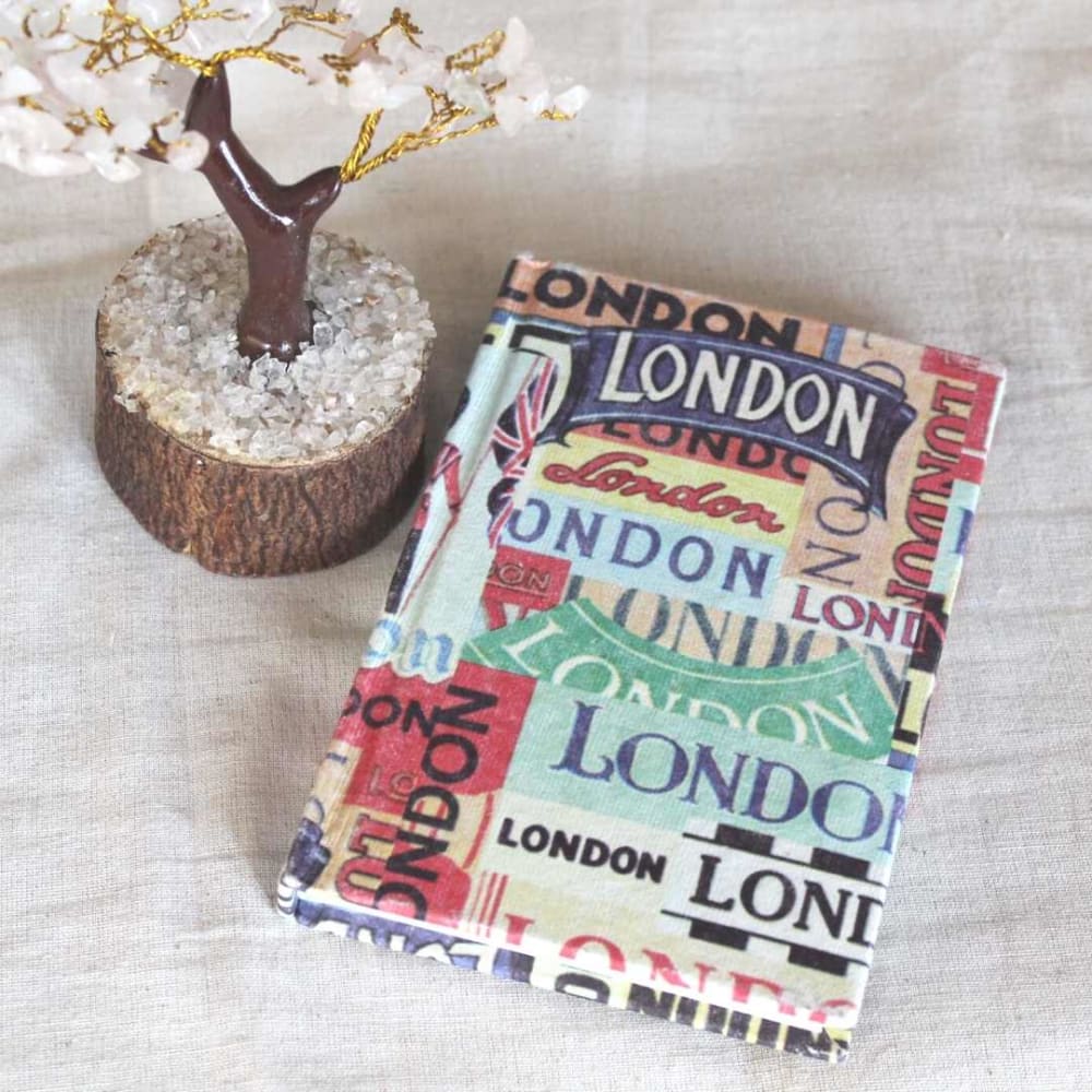 Hardcover Recycled Paper Journal - London