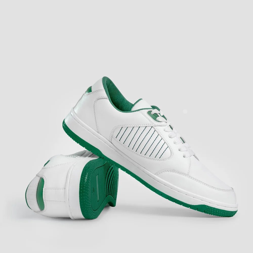 HARP – Ethik Artistic Classic Green White Sneakers for Men - Suspire