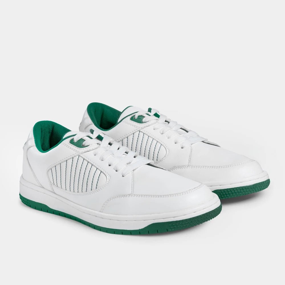 HARP – Ethik Artistic Classic Green White Sneakers for Men - Suspire