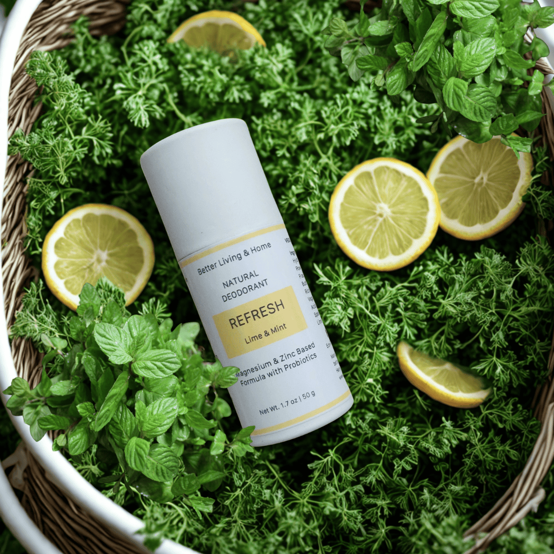 Betterliving And Home Refresh - Lime & Mint Natural Deodorant Enriched With Magnesium & Probiotics