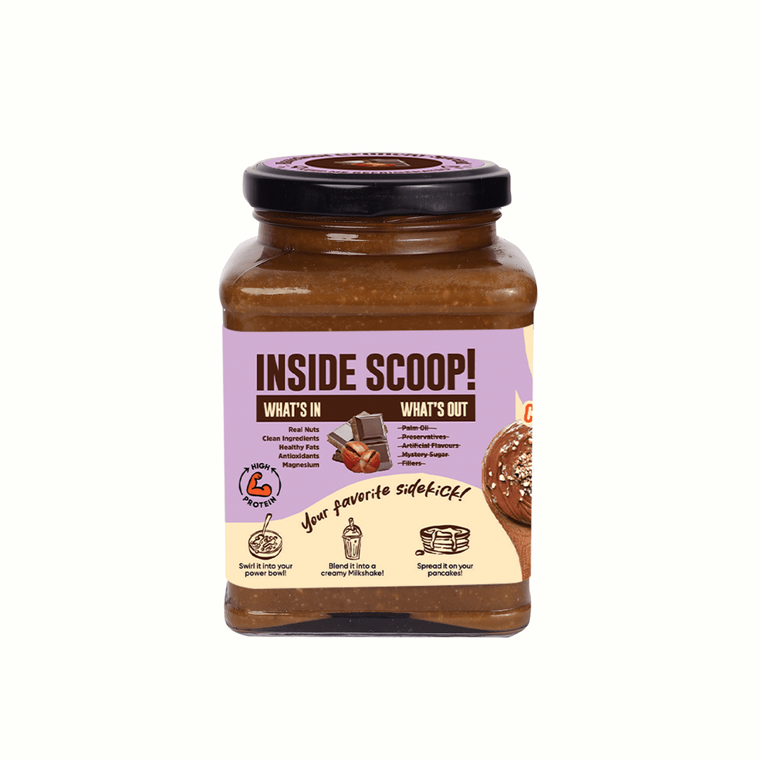 HAZELNUT CHOCOLATE SPREAD CRUNCHY (Vegan) - Suspire