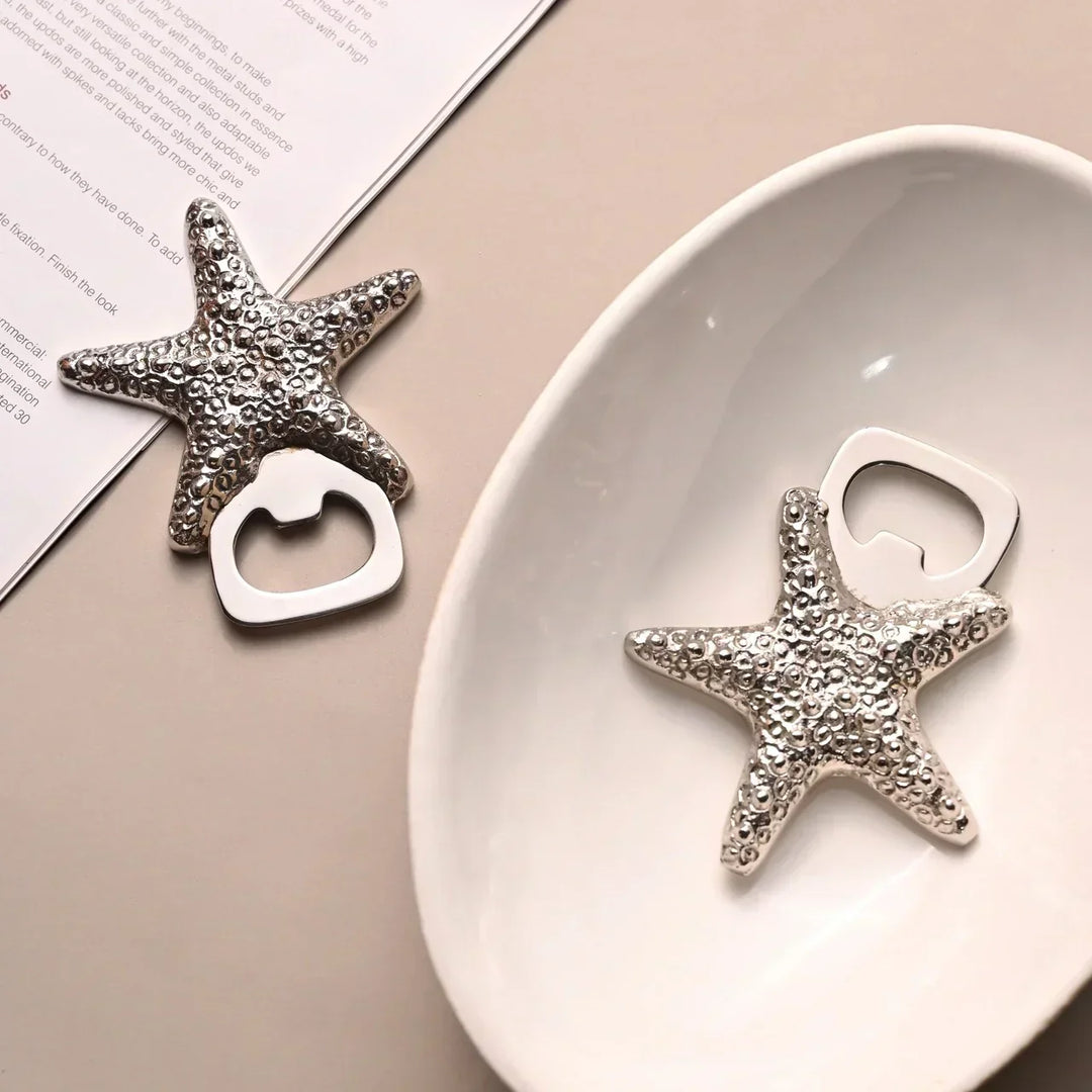 Pravaah Meen (Starfish) Brass Bottle Opener | Made in Solid Brass | Bar Accessories