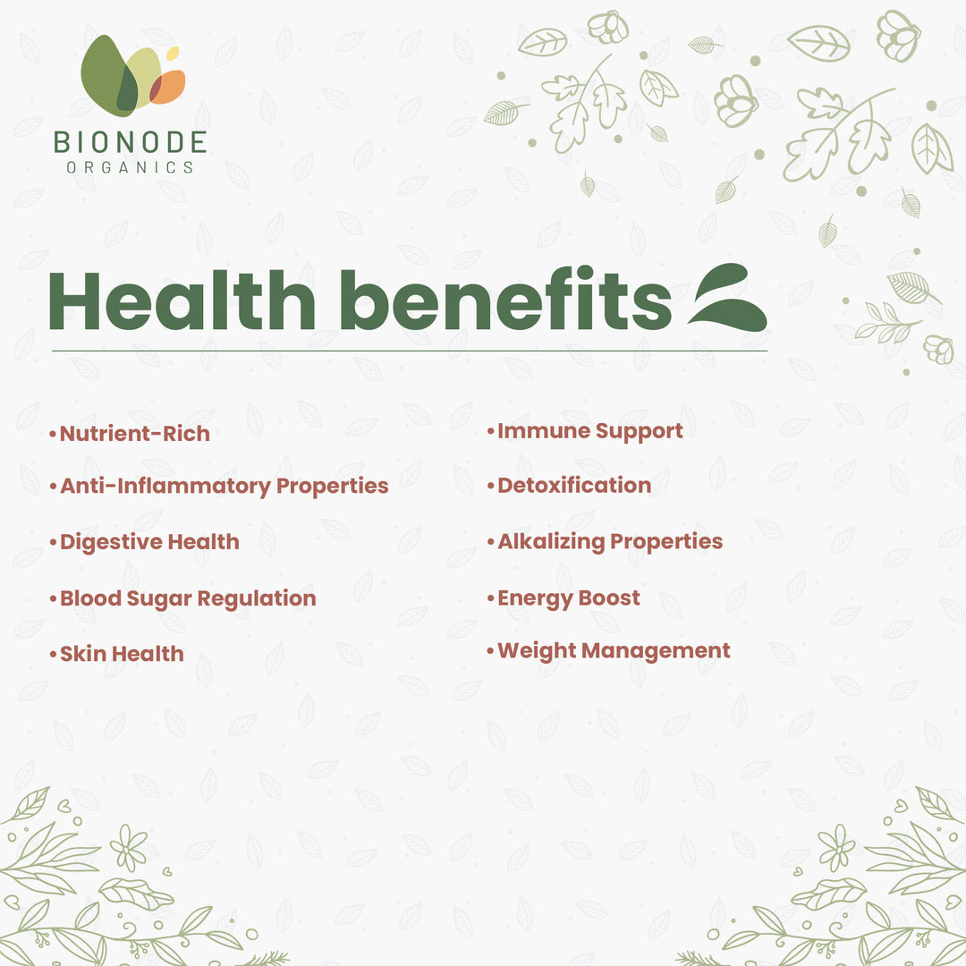 Bionode Organics Certified Organic Wheat Grass Powder - Pack of 2