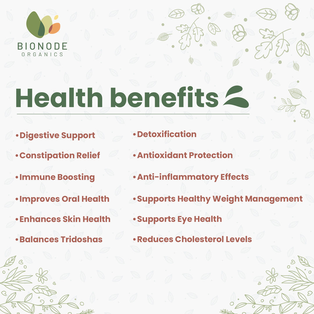 Bionode Organics Certified Organic Triphala Powder - Pack of 2