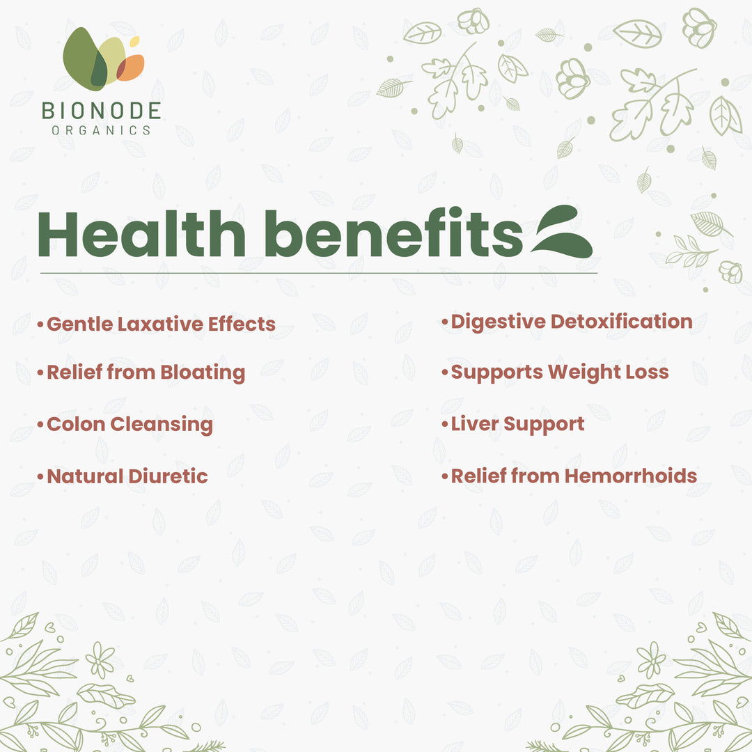 Bionode Organics Certified Organic Senna Leaves Powder | Ayurvedic Herbal Supplement To Support Digestive Function | Pack of 2