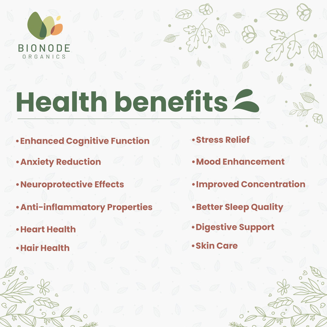 Bionode Organics Certified Organic Brahmi Powder | Bacopa Monnieri Powder | Pack of 2