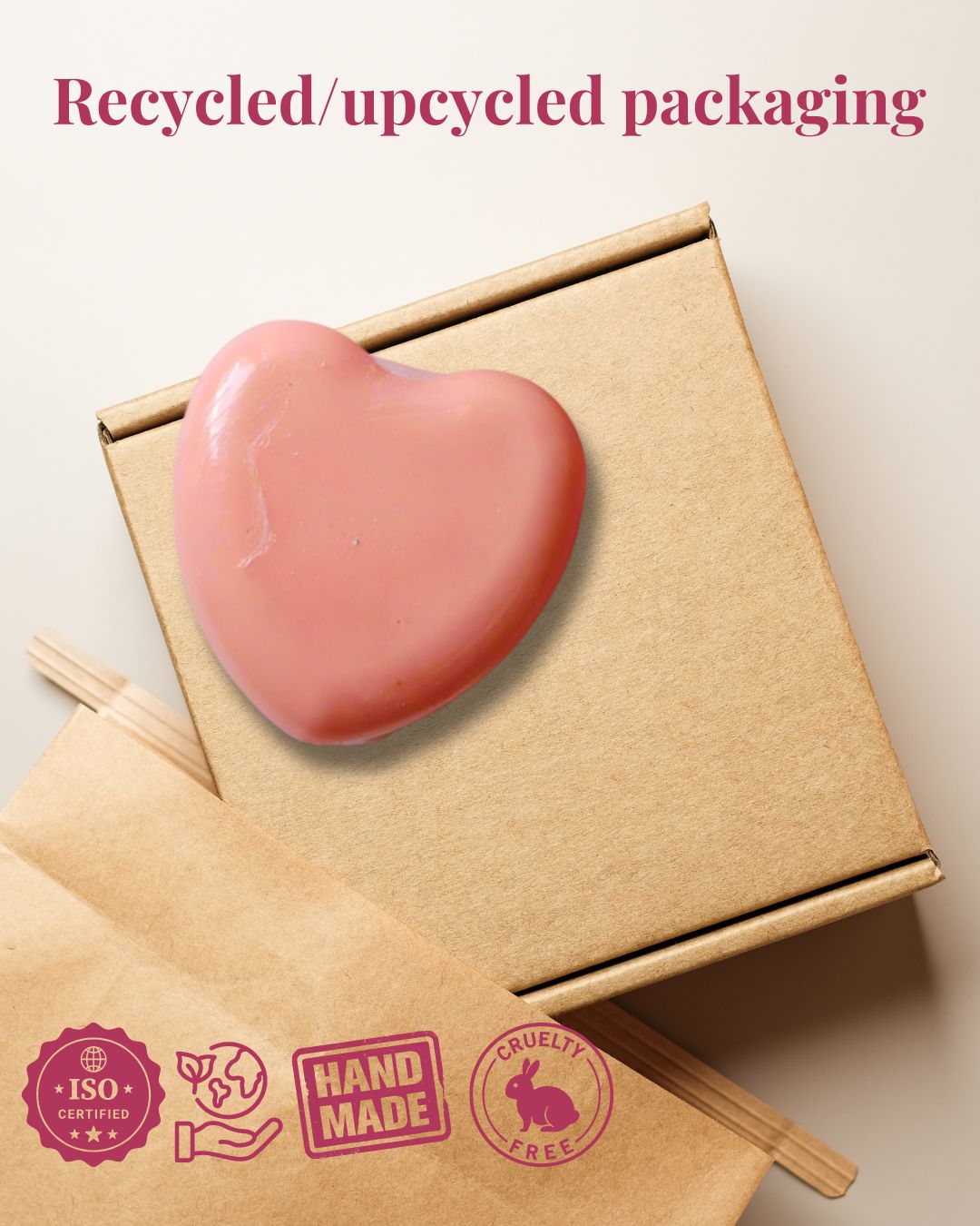 Sobek Naturals Sweetheart Shape Pink Shea Soap 150 gm