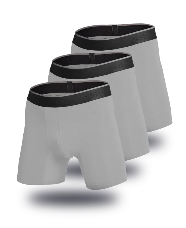 Briefly Bamboo Boxer Briefs 3 Pack